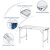 Travel Party Adjustable Height Folding Camping Table